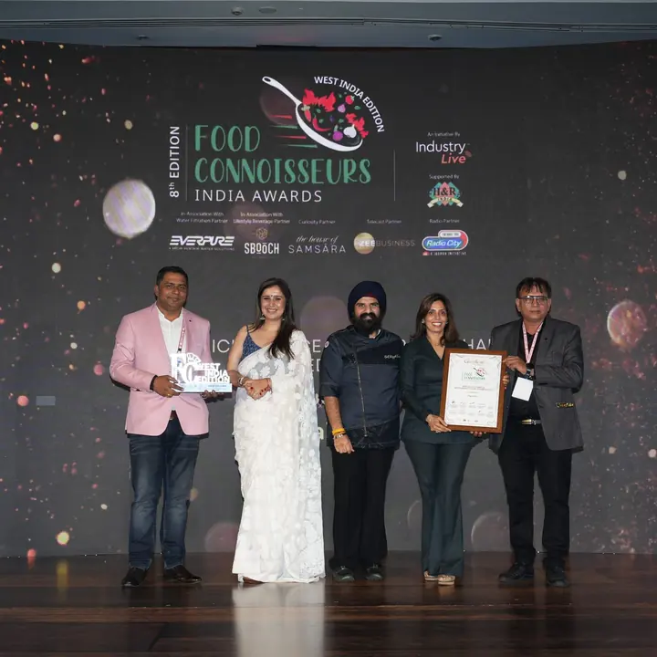Pizzaiiolo honoured at the Food Connoisseurs India Awards, 8th edition (West India)